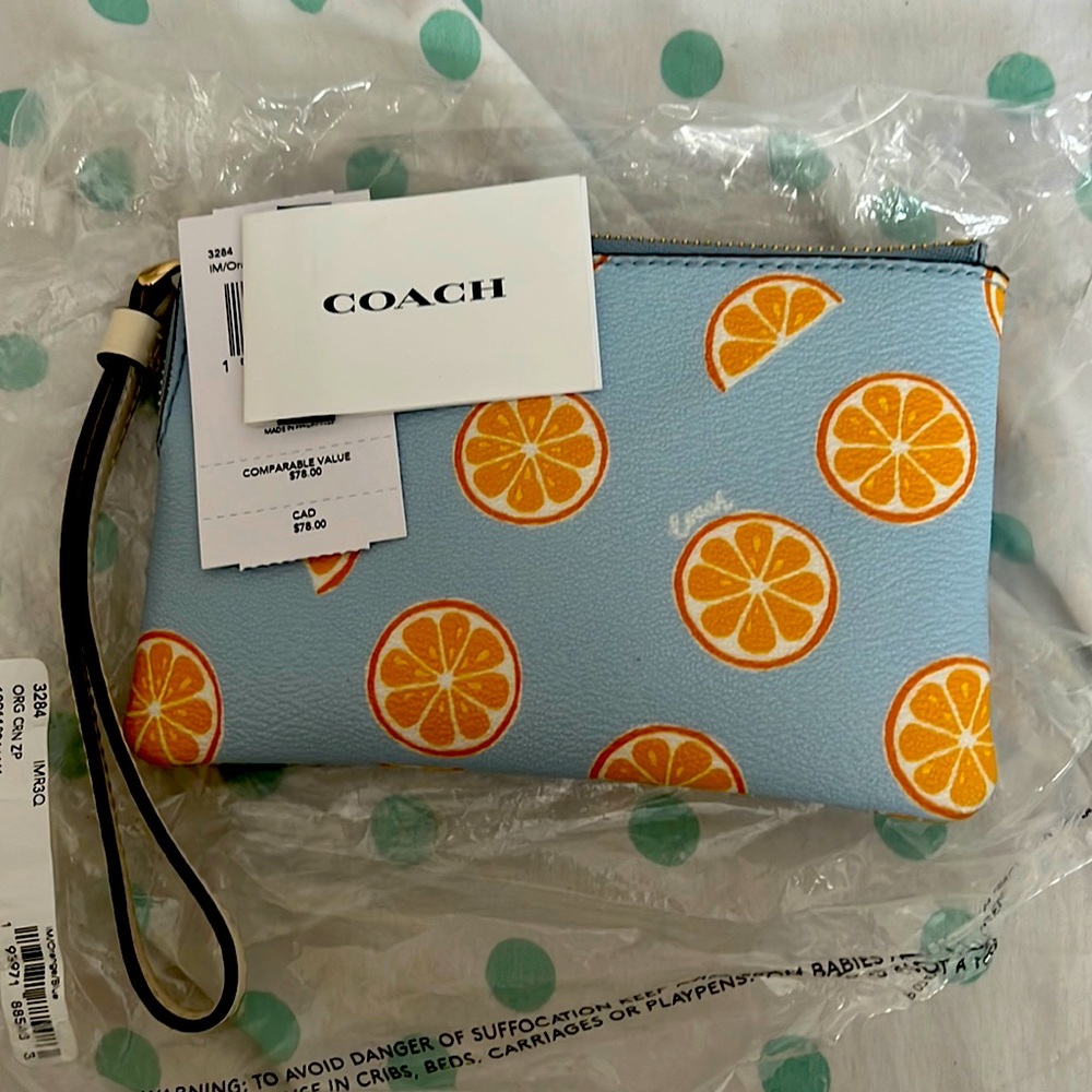 Coach oranges and blue Wrislet
